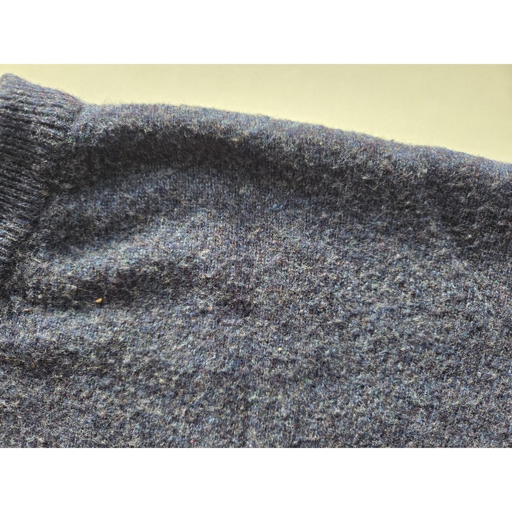 Small hole - Vtg Pendleton Lambswool Sweater Mens XXL Blue Gray Cozy Fall Winter - Picture 5 of 10